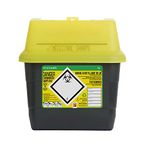 Sharpsafe 3 Litre 5th Generation Yellow/Grey -Sharps Bin Clinical Waste Disposal