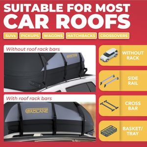 GADLANE Car Roof Bag, 20 Cubic Feet – Waterproof Cargo Carrier