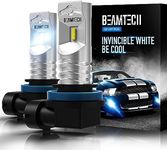 BEAMTECH H11 Led Fog Light Bulb, CSP Chips 6500K 800 Lumens Xenon White Extremely Super Bright