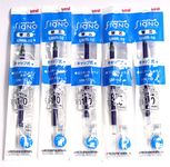 Uni-Ball Signo Broad Point Gel Impact Pen Blue Ink Refills, 1.0mm, Set of 5 (Japan import) [Komainu-Dou Original Package]