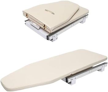 Nisorpa Folding Ironing Board Rotatable 180° Drawer Ironing Platform With Heat-resistant Cover for Space Saving 800 x 310MM