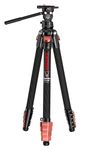 IFOOTAGE Gazelle TC3B+Komodo K3 Carbon Camera Tripod with Fluid Head,Portable Travel Tripod,for Professional Photography, Content Creation, Vlogging and Video Production