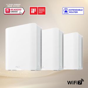 ASUS ZenWiFi BT10 Tri-Band Mesh WiFi System, 3-Pack
