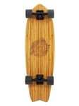 'The Buddy' 31in Pintail Bamboo Series Premium Longboard Skateboard (Black wheels)