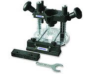 Dremel 2.615.033.5JA 335 Plunge Router - Rotary Tool Attachment for Precision Routing, Cutting, Drilling, Trimming and Inlay Work, Black