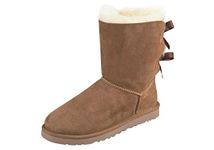 UGG Women's Bailey Bow II Classic Boot, Chestnut, 7 UK