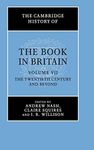 The Cambridge History of the Book in Britain (Volume 7)