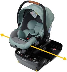 Safety 1st® onBoard™ Slide DLX Infant Car Seat w/SafetySlide™ Base, Easy-Install Rigid Latch, Lightweight Rear-Facing Seat, Newborn Carrier, Extra-Large Canopy, Travel System Ready, Dusty Green