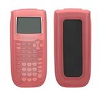 kwmobile Graphic Calculator Case Compatible with Texas Instruments TI-84 Plus Case - Graphing Calculator Case Dusty Pink