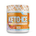 Beyond Yourself - Keto-Ice | Stimulant-Free Thermogenic Fat Burner | Advanced Metabolism Booster, Energy Enhancer & Weight Management | Formulated with L-Carnitine & Raspberry Ketone | Peach Mango