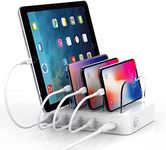 SOOPII Charging Station for Multiple Devices, 4-Port Charger Station with 4 Charging Cables Included,Charge Station for for Phones and Other Electronics