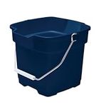 Rubbermaid FG296400ROYBL Roughneck Square Bucket, 12-Quart, Blue