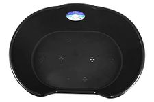 YöL Pets Dog bed basket pet cat puppy heavy duty re-usable plastic waterproof - Black X-Large