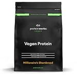 Protein Works - Vegan Protein Powder | Plant Based Protein Shake | Vegan Blend | Gluten Free | 33 Servings | Millionaire's Shortbread | 1kg