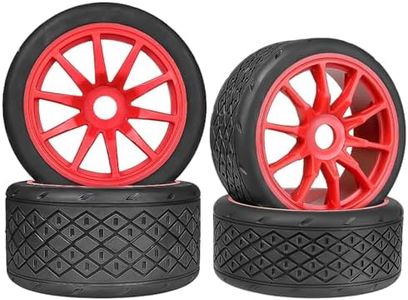 1/7 1/8 On Road Tire Set On Road Tire Tyre 17mm Wheel Rims for Arrma 1/7 Infraction Limitless Felony FS Racing Model GT RC Car Upgrade On Road Tyre 4Pcs One Set