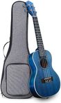 Ranch Tenor Ukulele 26 inch Professional Wooden ukelele Instrument with Online 12 Lessons and Gig Bag - Small Hawaiian Guitar - Starry Blue