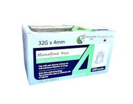 4mm 32G Nanofine Plus Universal Insulin Pen Needles - For Insulin, Ozempic and other medications - Compatible with all Insulin and GLP-1 Devices - Pen needles for injection