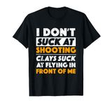 Funny Clay Pigeon & Skeet Shooting Lover Gift T-Shirt