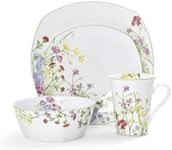 Mikasa Wildflower Garden 16-Piece Dinnerware Set, Service For 4