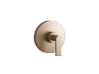 Kohler TS73115-4-BV Composed Rite-Temp Valve Trim with Lever Handle, Vibrant Brushed Bronze