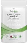 Bodygenix Black Currant Seed Oil Softgels - 500mg Hormonal Balance Eye Skin Joint Health Sleep Support Natural Supplement - 60 Softgel 2 Month Supply