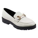 Bandolino Women's Franny Loafer, Off White 150, 7.5