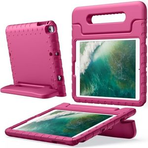 JETech Kids Case for iPad 9.7 Inch (6th/5th Generation, 2018/2017), iPad Air 2/1 9.7 (2nd/1st Gen, 2014/2013) and iPad Pro 9.7 2016, Shockproof Lightweight Tablet Cover with Handle Stand (Plum)