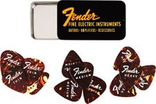 Fender Fine Electric Guitar Picks 351 Shape, 12-Pack Tin