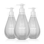 Method Liquid Hand Soap, Biodegradable Formula with Gel Soap Dispenser Made of 100% Recycled Plastic, Sweet Water Scent, 354 ml Soap Pump Bottles, 3 Pack