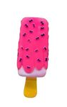 Smart Pups Dog Toy Bone Print Ice Cream Squeaky Toy | Soft Non-Toxic Latex | Perfect Play for Small to Medium Dogs & Puppy | (Color May Vary)