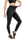 Steppe Naked Feeling High Waisted Yoga Pants Women's Workout Capris Leggings with Pockets, Pocketed 7/8-black, Large