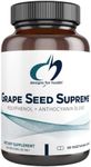 Designs for Health Grape Seed Supreme - 200mg Grapeseed Extract Supplement with Grape Skin + Muscadine Grape - Non-GMO Polyphenol + Anthocyanin Antioxidant Blend (60 Capsules)