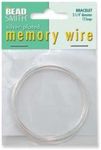 Silver Plated Memory Bracelet Wire Jewelry Making 2.25"