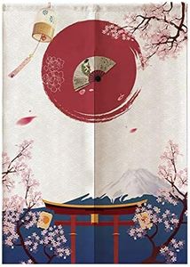 Kuuleyn Tenda della Porta, Tenda Decorativa, Tenda da Cucina, Mezza Tenda della Porta del Ristorante del Negozio della Camera da Letto della Camera dei Bambini di Stile Giapponese 85 * 120cm