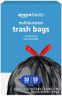 Amazon Basics Multipurpose Drawstring Trash Bags, Unscented, 30 Gallon, 50 Count (Previously Solimo)