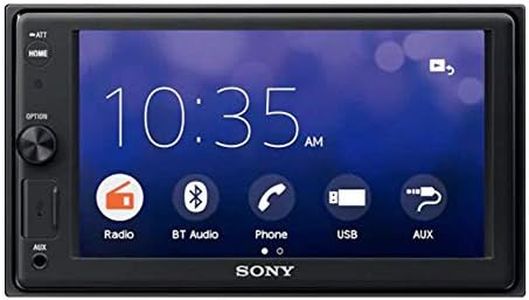 Sony Car Stereo XAV-1500 15.7 cm (6.2 inch) Digital Media Receiver with Bluetooth & WebLink™ Cast (Black), PRE Out - 3 x 2V, Output Power - 55W x 4, 10 Band Equalizer