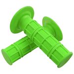 Worldmotop Motorcycle Handlebar Grips Non-Slip Soft Rubber Grips handlebar with 7/8" 22mm 24mm Replacement for All Off Road ATV Dirt Bike, Bike Handle Grips(green)