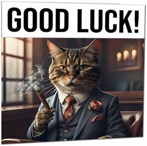 Carte de chance – Boss Cat – Carte de départ d'un collègue