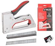 KROST 3 in 1 Kangaro Miles All Metal Body Ts-2313A Gun Tacker, Staple Gun with Brad Nails(18 Gauge) 5000pcs (TS2313A+ F10+Stencil)