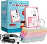 Multiplication Flash Cards for 3rd Grade – 175 Math Flash Cards – Times Table Flash Cards – All Facts 0-12 Color Coded – Multiplication Games, 1st 2nd 4th 5th 6th Grade