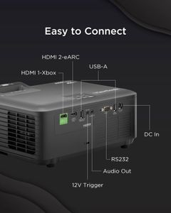 ViewSonic 4K Laser Projector – Ultra HD Home Theater Display