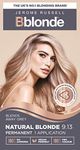 Jerome Russell Bblonde Natural Blonde Permanent Hair Colour – Full Grey Coverage Hair Dye Kit for Pre-Lightened & Blonde Hair, Ammonia Free Hair Dye with Brazil Nut oil