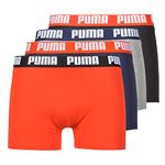 PUMA Mens 4 Pack Basic Boxers