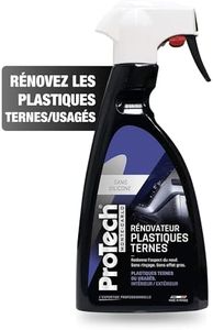 ProTechMC | Rénovateur Plastiques Ternes pour Voiture | Nettoyant Plastique Voiture | Compatible sur les Surfaces Intérieures | Sans Rinçage | Made In France | 500 ml