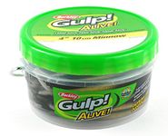 Gulp! Alive! Minnow Black Shad 4in | 10cm