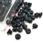 Tattoo Rubber Grommets, SOTICA 300Pcs Tattoo Needle Nipples Soft Tattoo Pin Cushion Tattoo Machine Grommets Armature Bar Nipples for Tattoo Needles Tattoo Coil Gun Machine Kit Sup