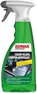 SONAX Clear Glass Spray – 500ml | Car Glass Cleaner | Windshield, Window & Mirror | Fast-Drying, Anti-Glare | Safe on Tinted Glass | Interior & Exterior Use | Automotive detailing glass solution
