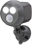 Mr Beams MB390 400-Lumen Weatherproof Wireless Battery Powered LED Ultra Bright Spotlight with Motion Sensor, Brown