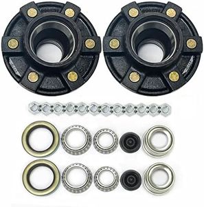 LIBRA Set of 2 Trailer Idler Hub Kits 6 on 5.5 for 5200-6000 lbs Axle - 22019K