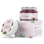 Aravi Organic Beetroot Lip Scrub with Shea Butter & Cocoa Butter – For Dark, Chapped & Pigmented Lips – Suitable for Men and Women – 15 gm